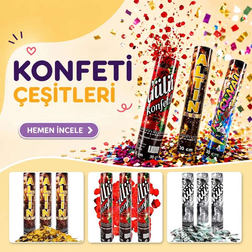 Konfeti Çeşitleri