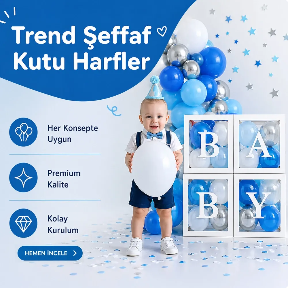 Şeffaf Balon Kutuları