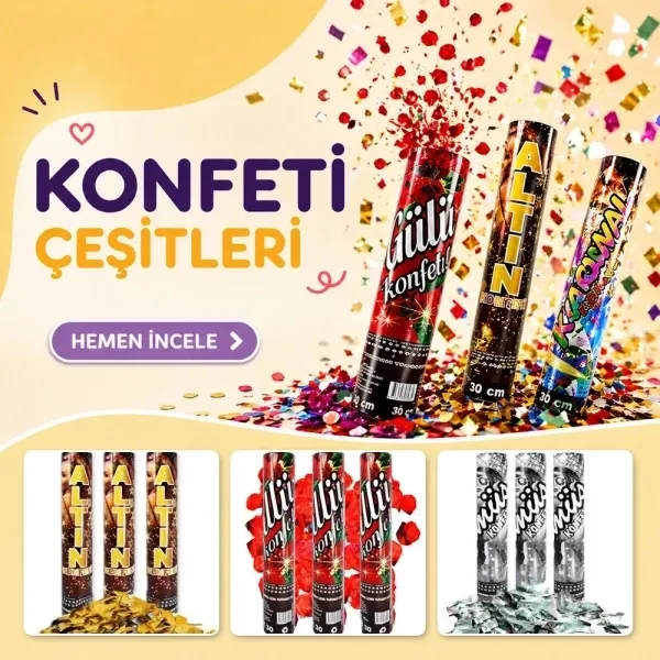 Konfeti Çeşitleri