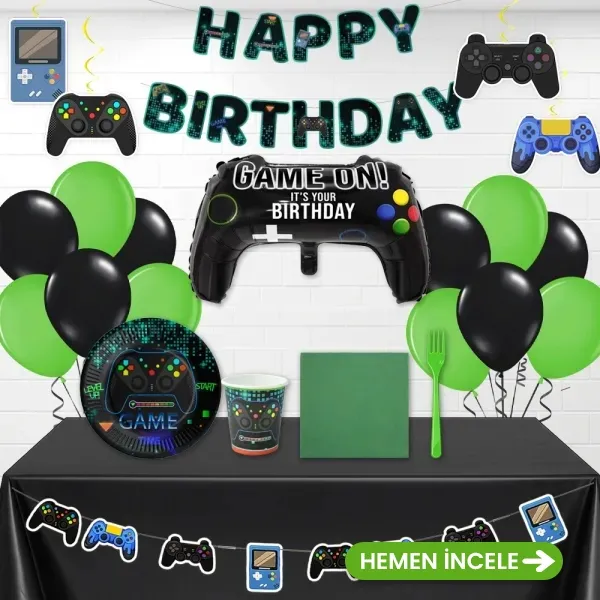 Oyun Konsolu Parti Konsepti
