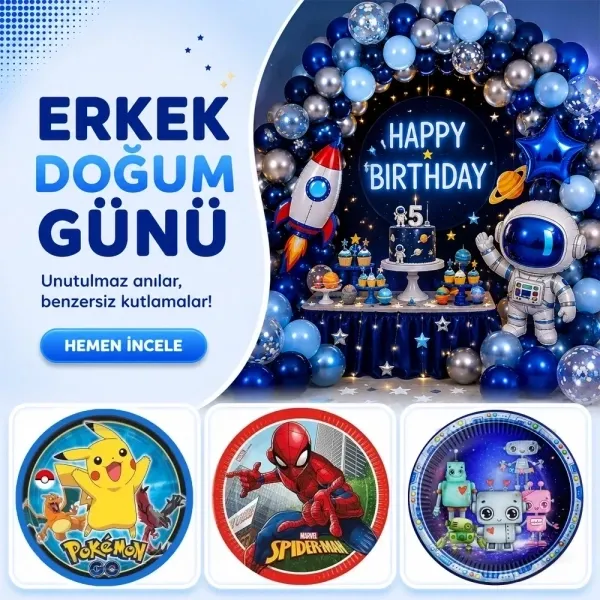 Erkek Konsept Doğum Günü