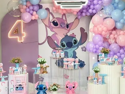 Lilo ve Stitch Doğum Günü Konsepti - Parti Malzemeleri