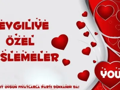 Sevgiliye Özel Süslemeler