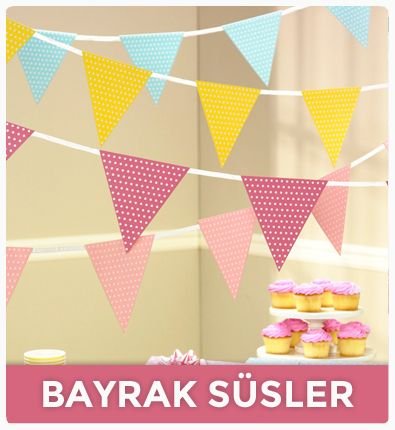 bayrak süsleri