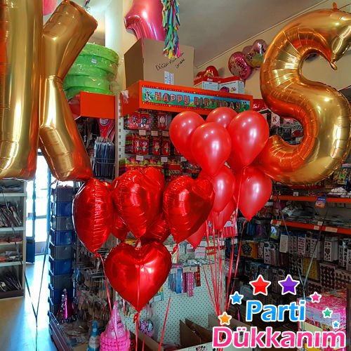 harf folyo balon