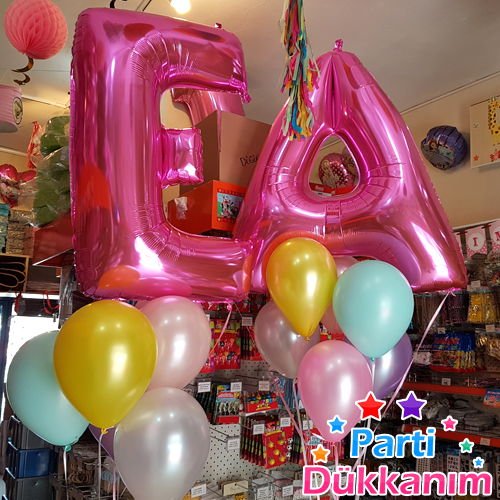 harf folyo balon