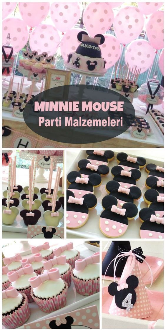 minnie mouse parti konsepti