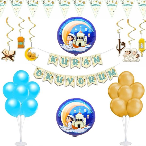 ramazan balonlu süsleme setleri