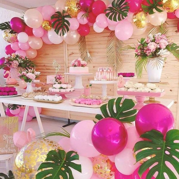 yaz parti konsepti flamingo parti süsleri