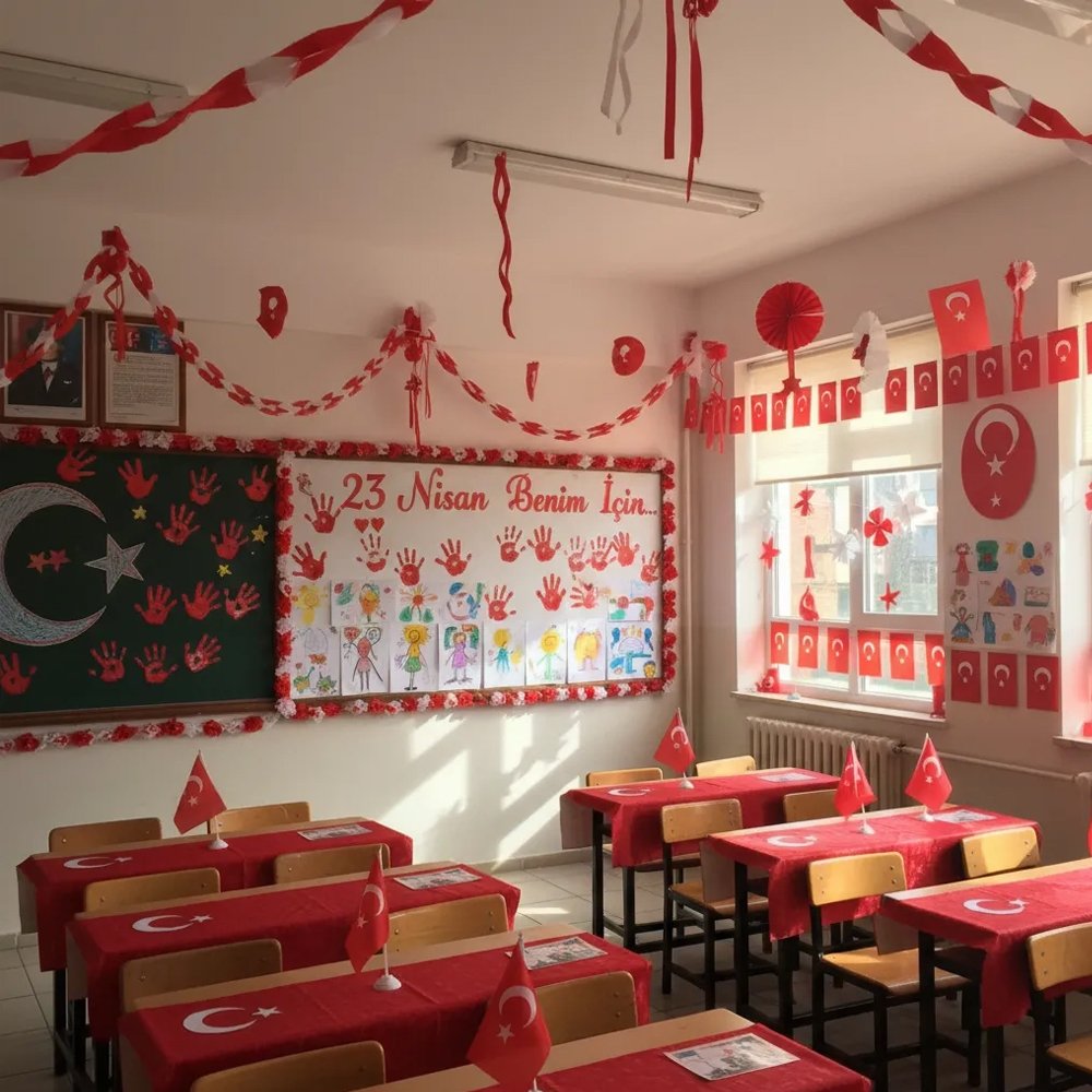 23 Nisan Sınıf Okul Süsleme