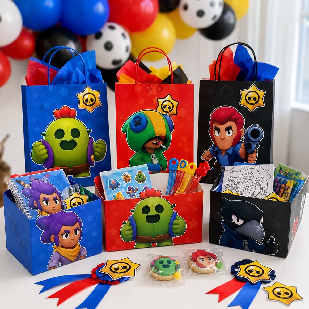 Brawl Stars boyama kitabı sticker ve çocuk hediyelikleri