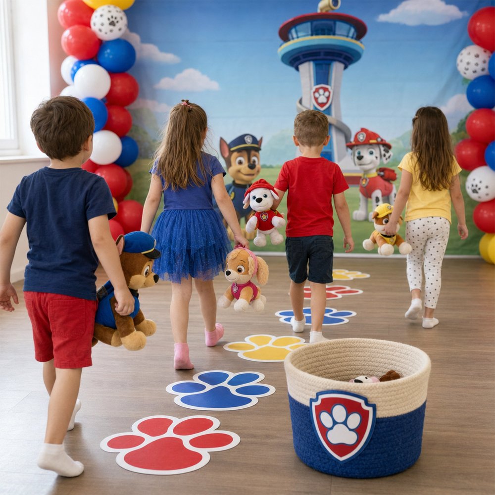 Paw Patrol doğum günü partisi oyunlar