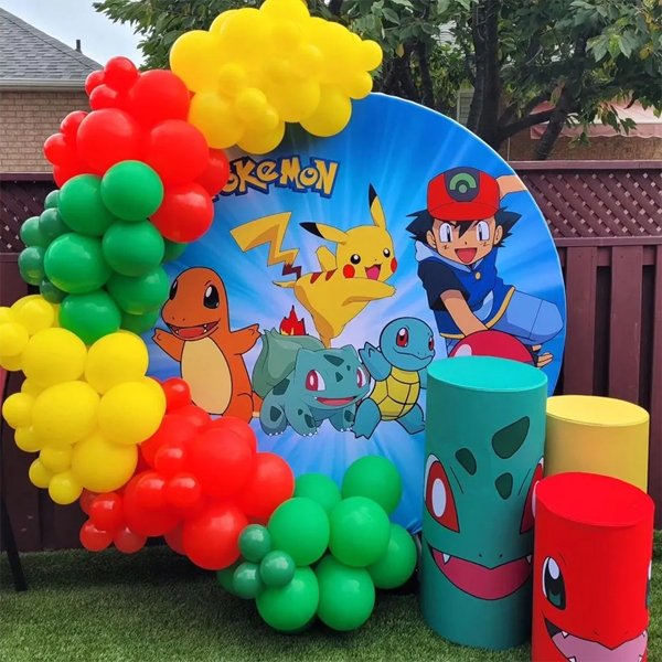 pokemon parti konsepti balon susleme