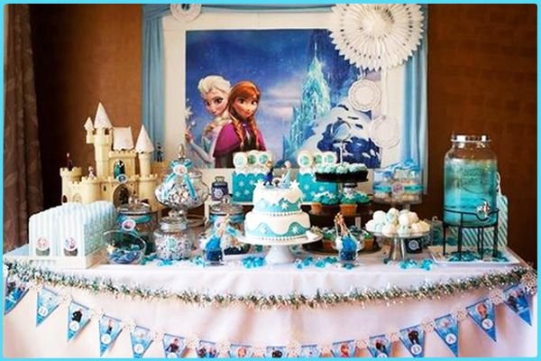 Frozen karlar ülkesi prensesi elsa ana parti fikirleri