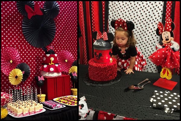 Minnie Mouse doğum günü parti fikirleri