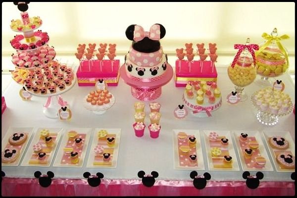 Minnie Mouse doğum günü parti fikirleri