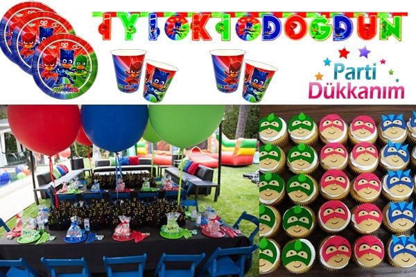 pj masks parti konsepti