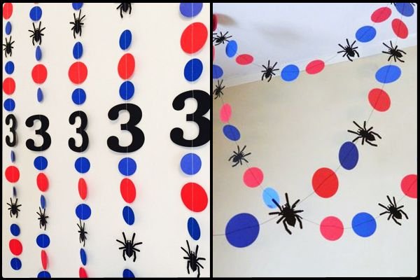Spiderman Örümcek Adam doğum günü parti fikirleri