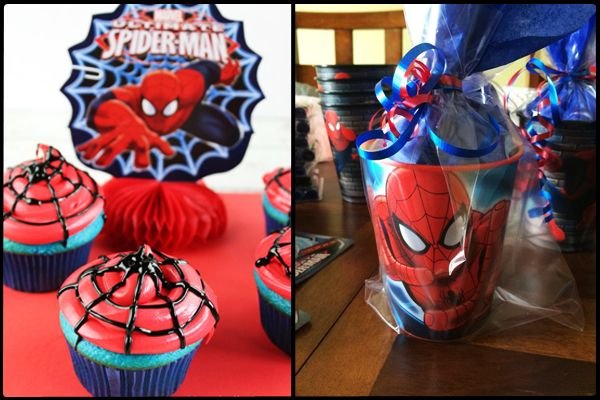 Spiderman Örümcek Adam doğum günü parti fikirleri