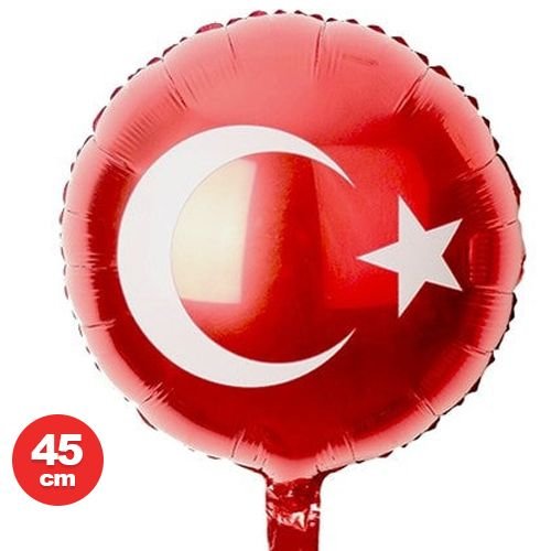 Ay Yıldızlı Folyo Balon 45 cm, fiyatı