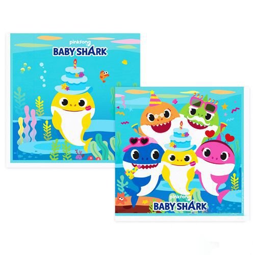 Baby Shark Peçete (16 adet),fiyatı