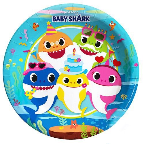 Baby Shark Tabak (8 adet),fiyatı