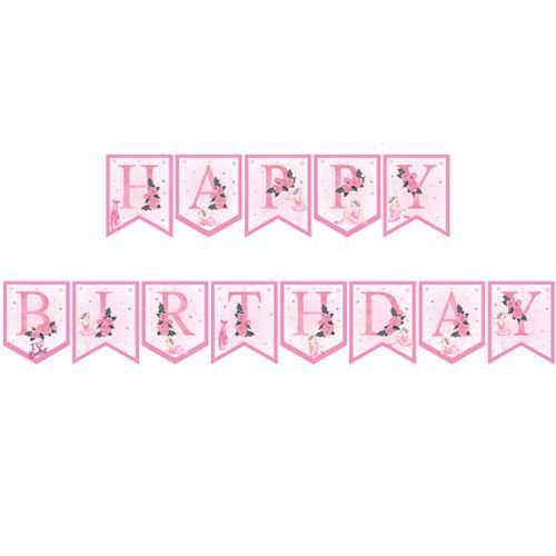 balerin temali happy birthday yazısı