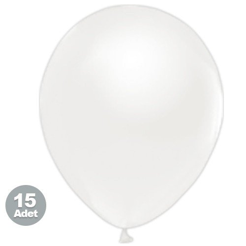 Beyaz Balon 15 Adet, fiyatı