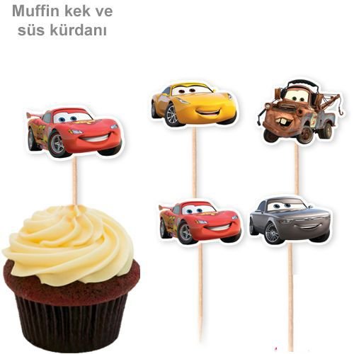 Cars Şekilli Kürdan (10 Adet),fiyatı