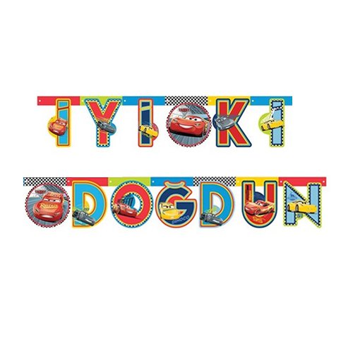 Cars İyi ki Doğdun Yazısı (200 cm),fiyatı