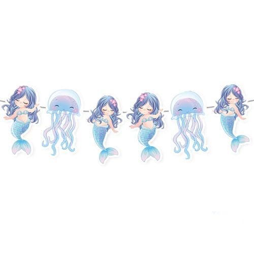 deniz kizi little dekoratif banner