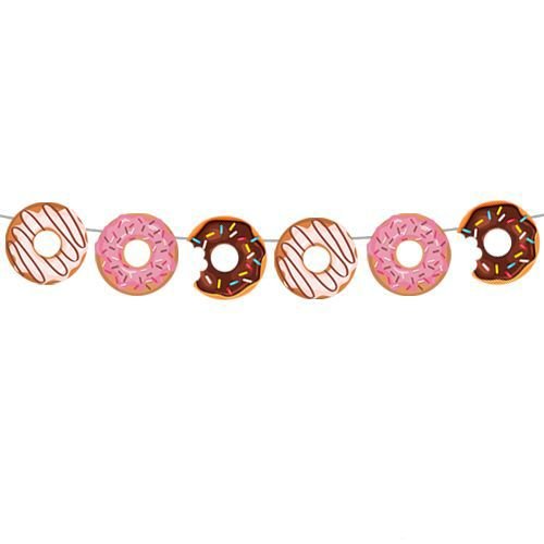 donut temali dekoratif banner
