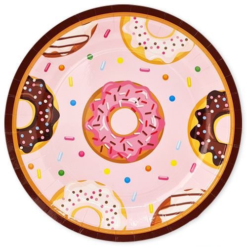 donut temali tabak