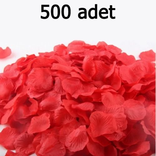 Yapay Gül Yaprağı Kırmızı