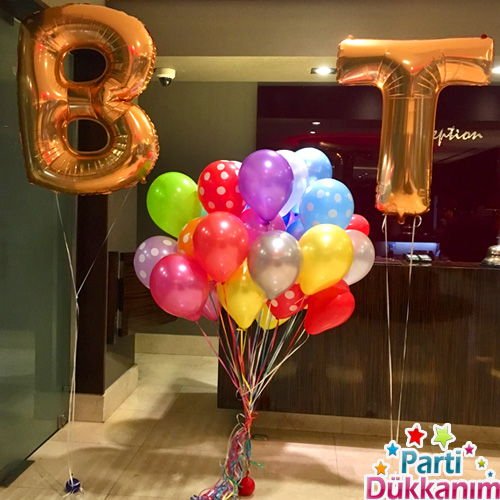 Harf Folyo Balon İsme Özel