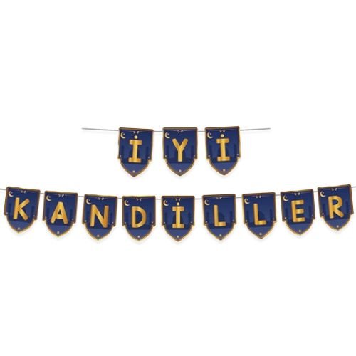 İyi Kandiller yazısı mavi