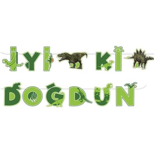 Jurassic Dinozor İyi Ki Doğdun Yazısı 230 cm, fiyatı