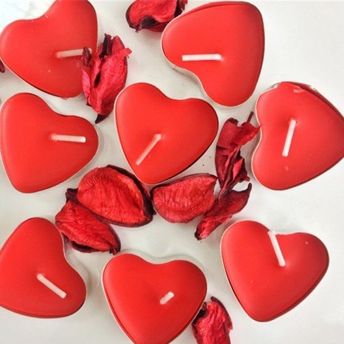 Kırmızı Tealight Mum 10 Adet, fiyatı