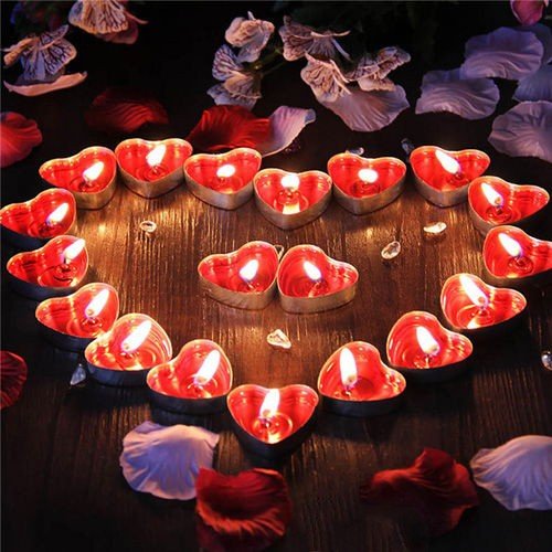 Kalpli tealight Mum 50 adet