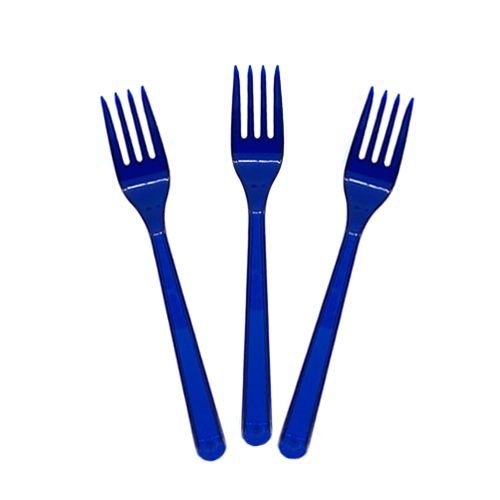 Lacivert Plastik Çatal Lüks (25 adet),fiyatı