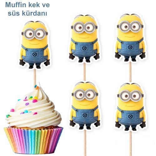 Minions Şekilli Kürdan 10 Adet, fiyatı