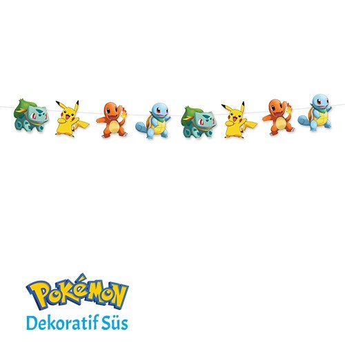 Pokemon Dekoratif Banner 150x17 cm, fiyatı