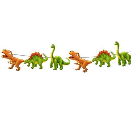sevimli dinozor dekoratif banner