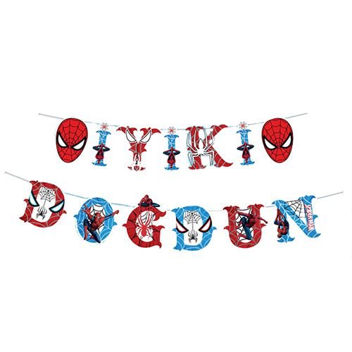 Spiderman İyi ki Doğdun Banner (2 m),fiyatı