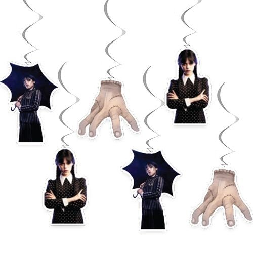 Wednesday Addams Asma Süs 6 Adet, fiyatı