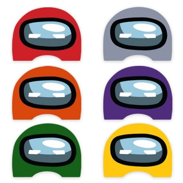 Among Us Kağıt Maske 6 Adet