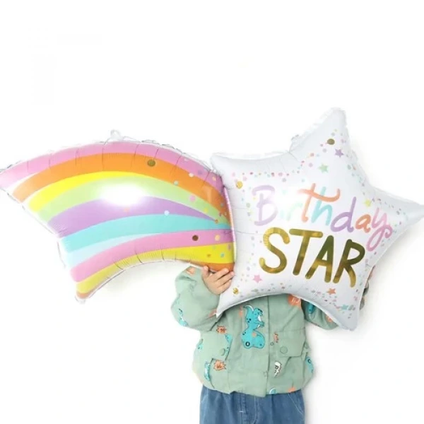 Birthday Stars Folyo Balon 100*50 cm