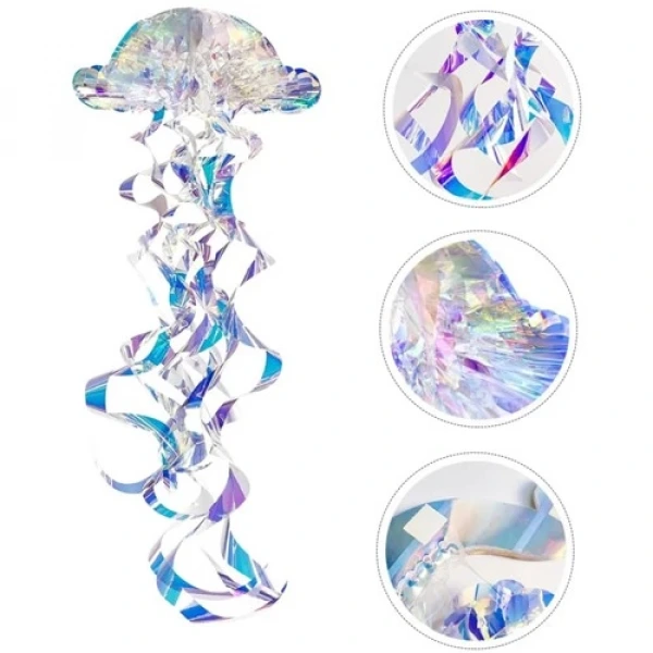 Gökkuşağı Deniz Anası Asma Petek Süs - 1 ADET