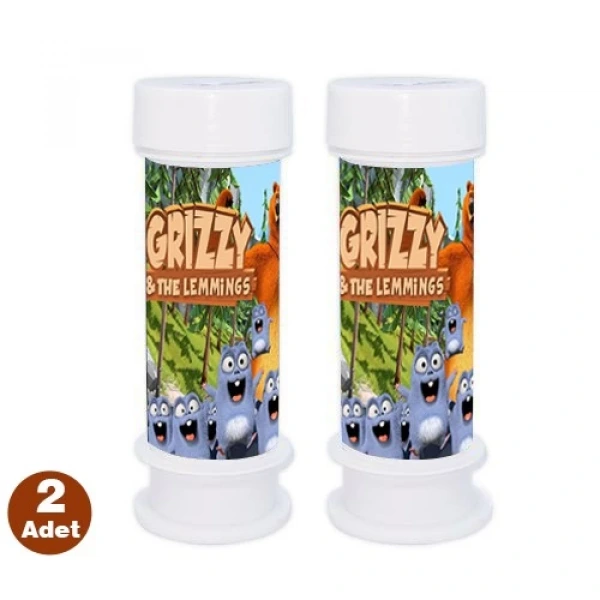 Grizzy ve Lemmingler Köpük Baloncuk 2 adet