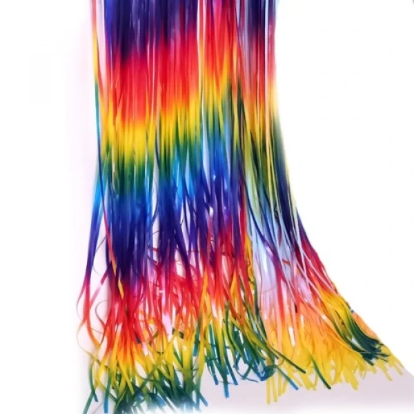 İthal Gökkuşağı Renkli Kapı Perdesi 100*200 cm